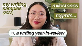 everything i wrote this year 🎉 novels + short fiction excerpts // 2023 writing year-in-review