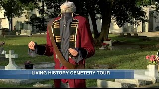 Learning about the Lake Area through the Living History Cemetery Tour