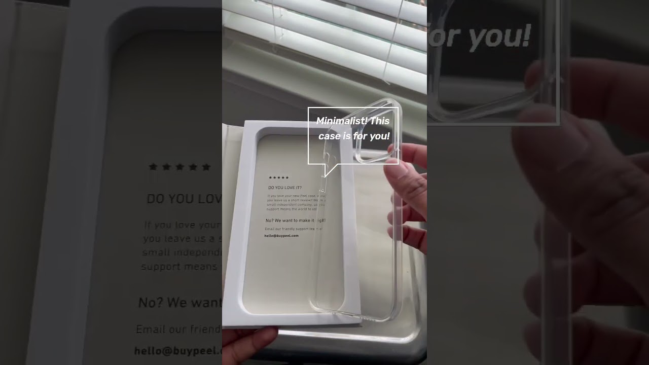 Unboxing the Peel: Ultra Thin Soft Case ☑️ 