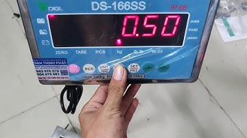 Hướng Dẫn Sử Dụng Cân Thủy Sản DIGI DS 166SS