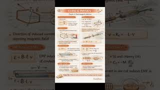 class 12 physics quick revision short notes #ytshorts #trending #upscmotivation #classxi