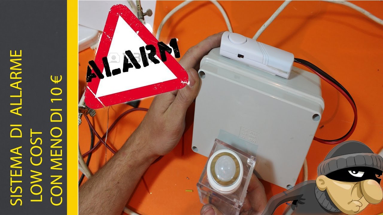 Come costruire un sistema di allarme low cost youtube Sistemi di allarme fai da te