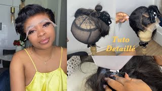 COMMENT FAIRE UNE MINI WIG ( TUTO BIEN DÉTAILLÉ NIVEAU DÉBUTANT)