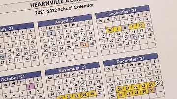 Homeschool Tutorial // Our Yearly School Calendar // 2021-2022 // Hearnville Academy