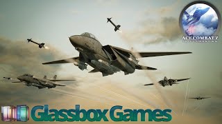 F-22 Raptor Clears out the Space Elevator - Ace Combat 7 - Mission 4 - Top Gun DLC - New Game+