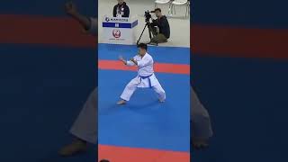 Karate Kata Gojushiho Sho By Kazumasa Moto (Part 1) #shorts #wkf #karate #short #karatetraining