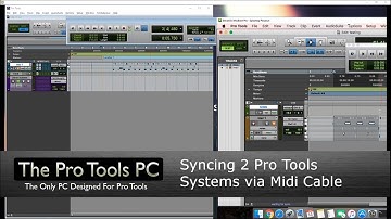 Syncing 2 Pro Tools Systems via Midi Cable.  The Pro Tools PC