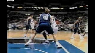 Dirk Nowitzki And Kevin Garnett Highlights - Mavs TWolves 2002 Playoffs Game 3