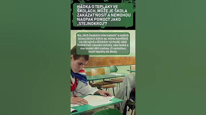 Hádka o tepláky ve školách. Může je škola zakázat nosit a nemohou naopak pomoct jako „stejnokroj“?