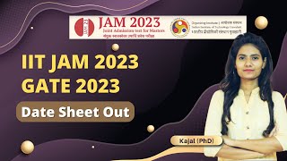 IIT JAM 2023 & GATE 2023 DATE SHEET OUT | Form Date, Exam Date, Result Date, Admission Date