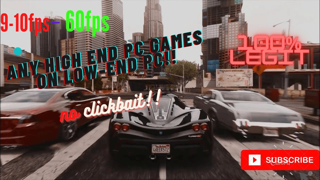 🔥How to play high end pc games on low end pc with no lag 100legit🔥