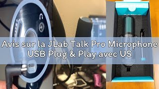 Avis sur la JLab Talk Pro Microphone USB Plug &amp; Play avec USB-C, Qualité Professionnelle, 4 Diagramm
