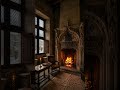 Cozy Winter Vibes: Snowing Outside, Fire Inside #relaxingsounds #burningfireplace #cozyambience