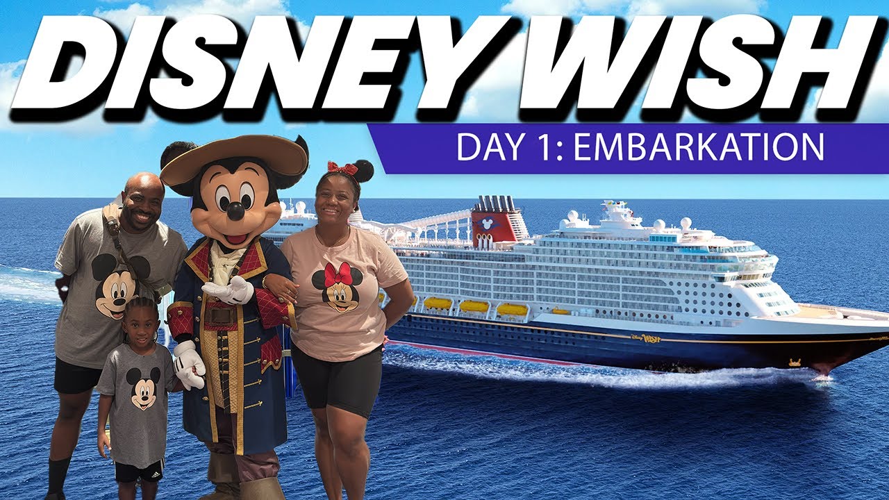 Disney Wish Cruise Vlog | Day 1: Embarkation Day | The Rice Residence