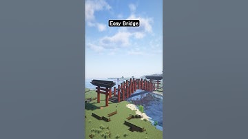Minecraft Bridge Short Japanese Bridge