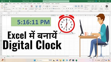 How to Create Digital Clock in Microsoft Excel ⚡How to Make Clock in Excel ⚡Digital Clock in Excel