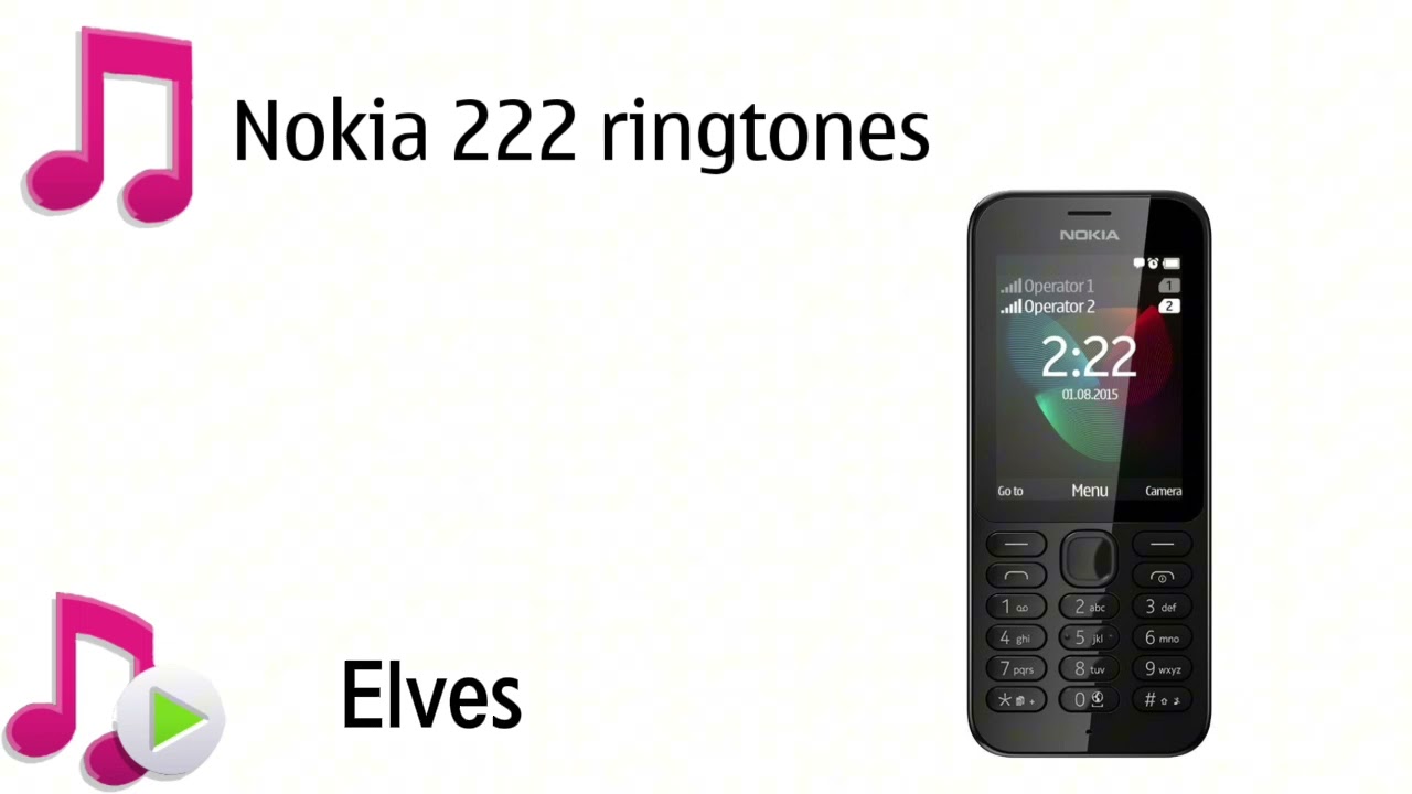 Nokia 222 ringtones