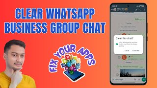 How to Clear WhatsApp Business Group Chat on Android screenshot 3