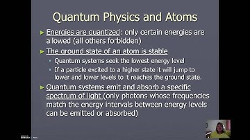 AP Physics 2: Modern Physics video 2 Photons and atomic energy levels