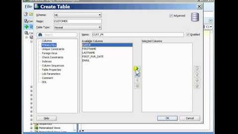 Oracle SQL Tutorial   Creating a table and its constraints   YouTube