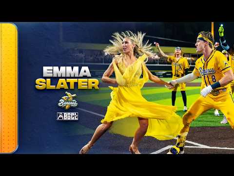 Emma Slater "Rewrite the Stars" Walk-Up with Jackson Olson | The Savannah Bananas