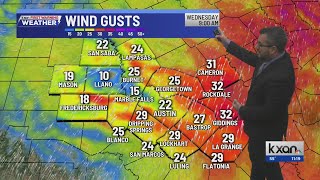 Warmup this week and gusty winds expected  KXAN update Feb 23