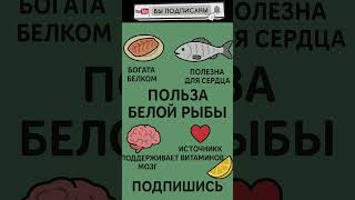 ПОЛЬЗА БЕЛОЙ РЫБЫ !!!  #польза  #лето  #рыба