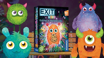 EXIT: The Game: Kids - Riddles in Monsterville - Trailer 1080p