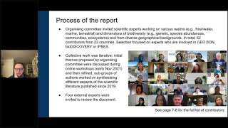 Webinar – Update from the Scientific Community on the Post2020 Global Biodiversity Framework