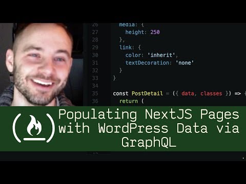 Populating NextJS Pages with WordPress Data via GraphQL (P5D12) - Live Coding with Jesse