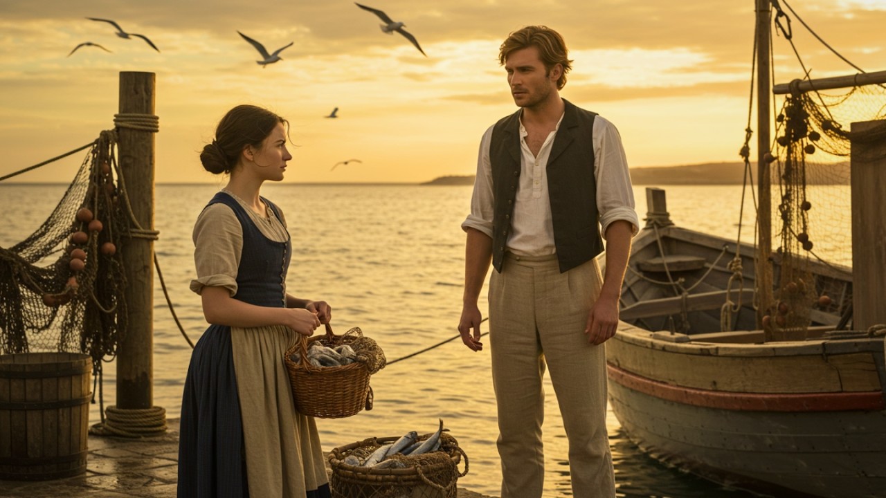 💔 ACEPTÓ CASARSE CON UN PESCADOR HUMILDE… SIN SABER QUE ERA EL HIJO DEL CONDE MÁS RICO DE ESPAÑA