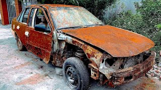 Full restoration abandoned car 53 year old | Restore &amp; rebuild old rusty DAEWOO cars