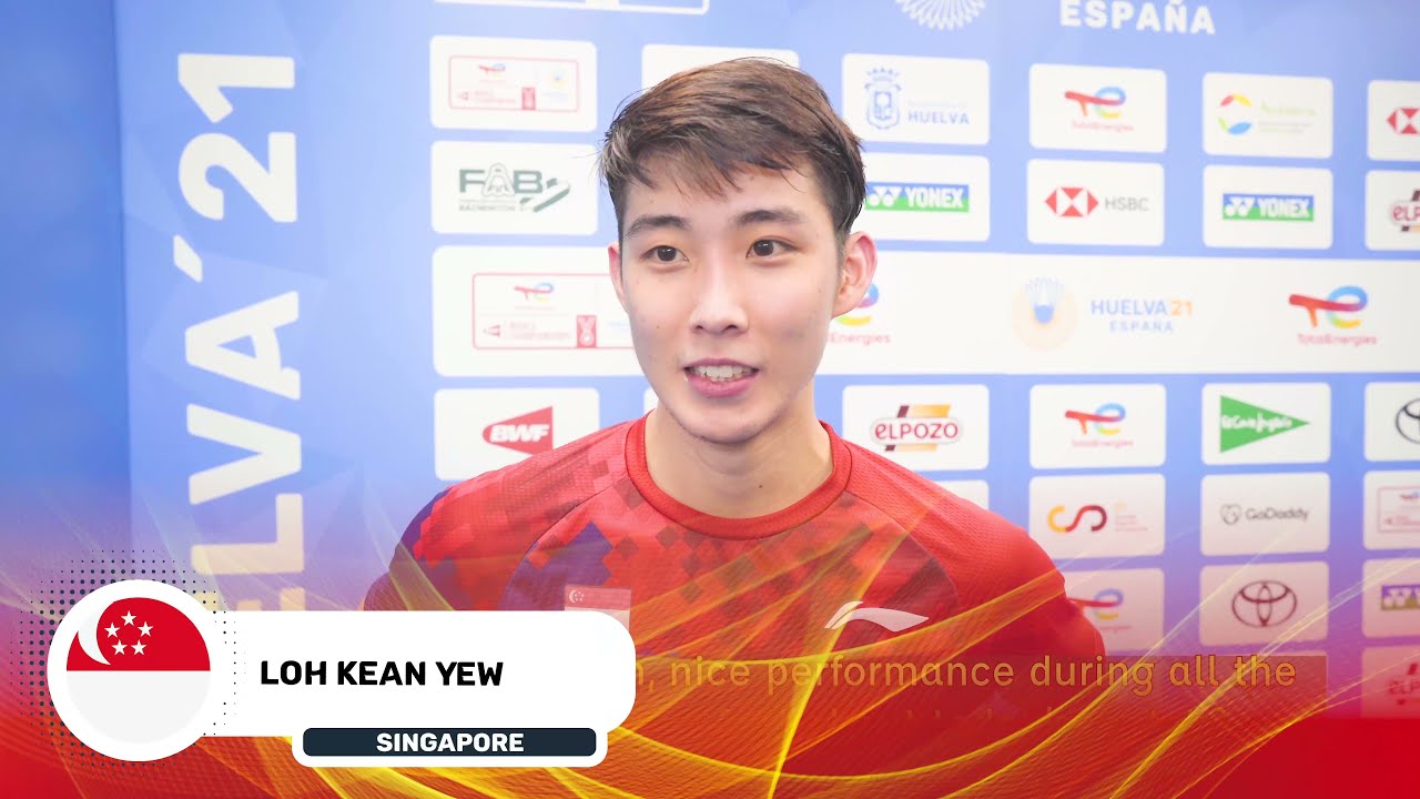 Post-match interview to Loh Kean Yew