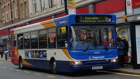THRASH: Route X20 | NK04NPF/34605 - Stagecoach North East: Dennis Dart SLF/Transbus Pointer