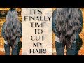 It's Finally Time For My Haircut! | Cutting Long Natural Hair #EbsCurlyTV #NaturalHair