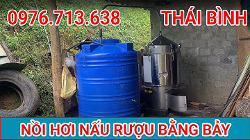 Nồi nấu rượu bằng điện - Lắp đặt Nồi nấu rượu 30kg tại Thái Bình | ĐT 0976713638
