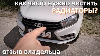 Сколько грязи за год набилось в радиатор? Чистка радиатора и предстоящие большое ТО. Отзыв владельца