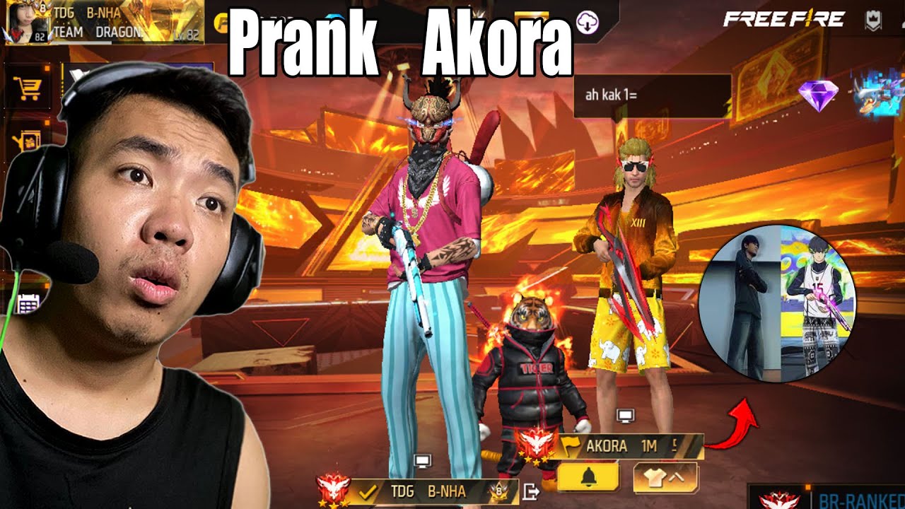 ធ្វើការ Prank ទៅលើ Akora