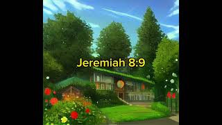 Bible verse  /  Jeremiah 8:9