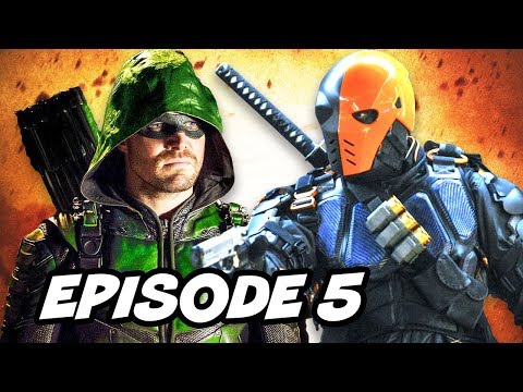 Arrow Season 6 Episode 5 - Deathstroke TOP 10 WTF and Easter Eggs