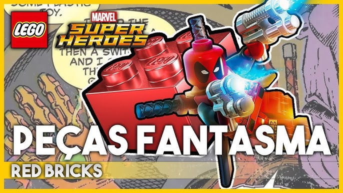 COMO PEGAR O BLOCO VERMELHO PEÇAS X10 LEGO MARVEL AVENGERS - RED BRICKS 