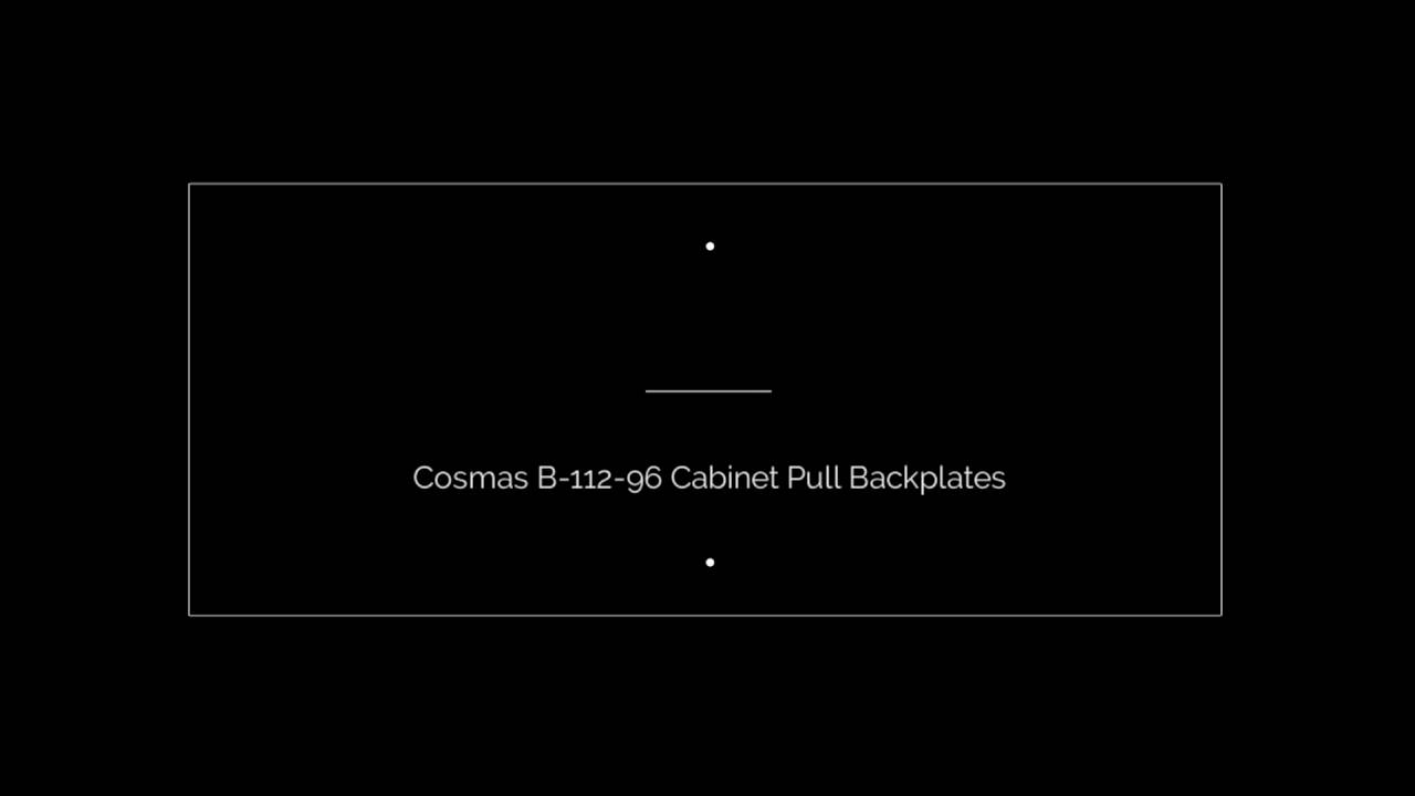 Cosmas B-112-96 Cabinet Pull Backplates