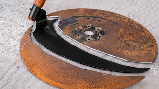 Making a Scythe from a Seeder disc