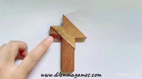 CROSS PUZZLE a wooden brain teaser solution by DILEMMA GAMES