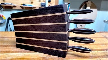 DIY Simple, Classy, Modern CUSTOM KNIFE BLOCK