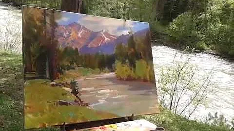 Alexander Babich masterclass. Russian impressionism