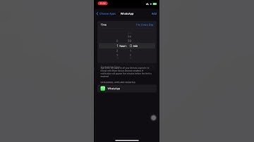 Set a time limit for any app in iphone
