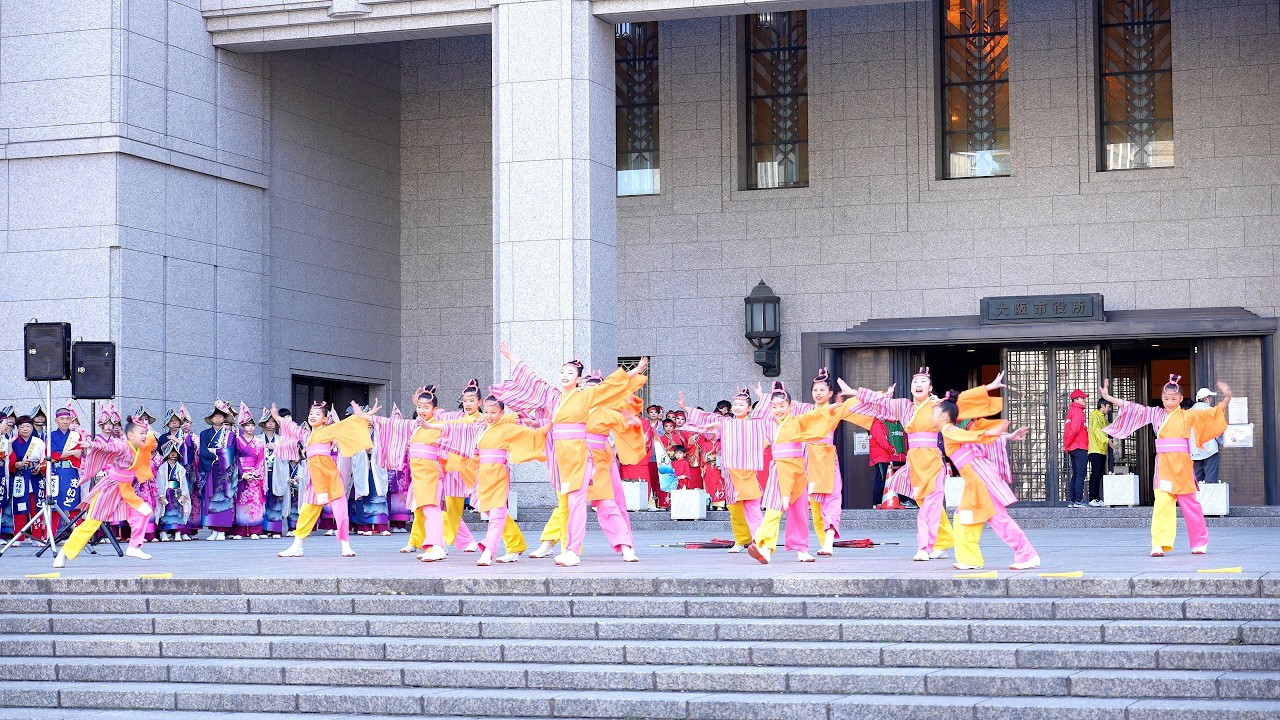 【ピンクチャイルドJr,】大阪マラソン2026 沿道応援イベント 大阪市役所前