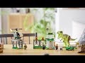 Video: LEGO® 76944 JURASSIC WORLD Tiranozaura izlaušanās