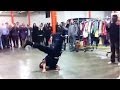 NYPD Cop Tears it Up | Street Performer Break Dance BATTLE